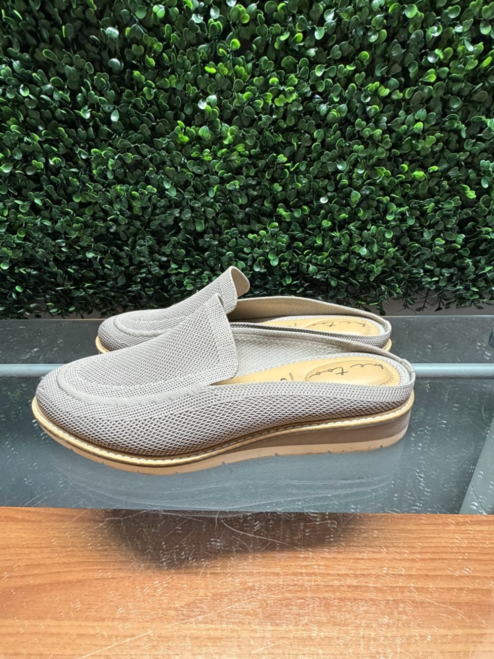 me too taupe slip-on sneakers